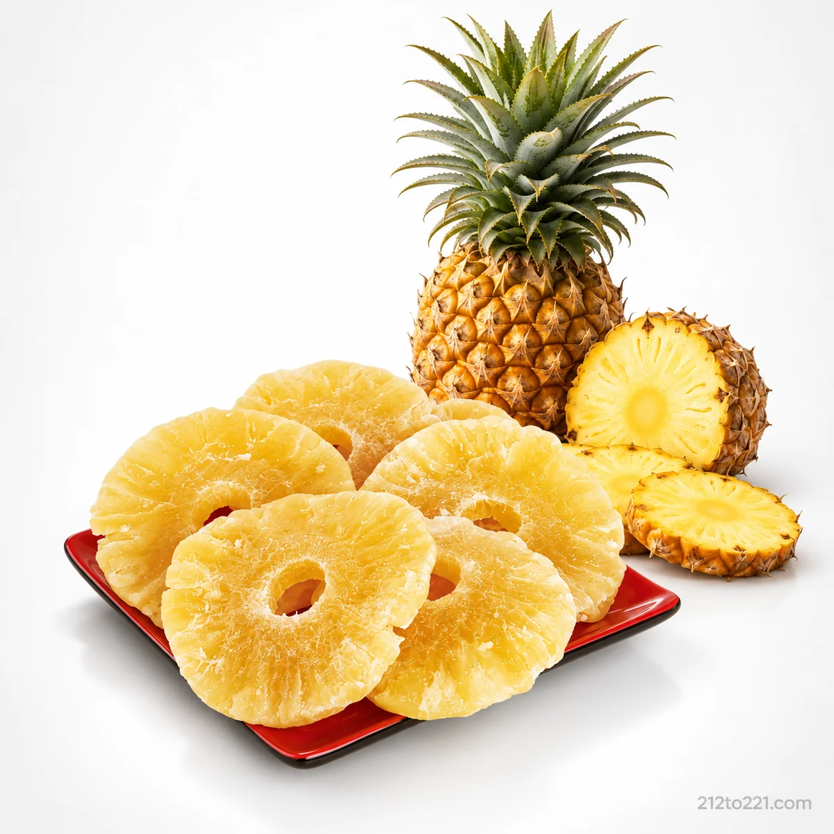 Ananas séché en rondelles